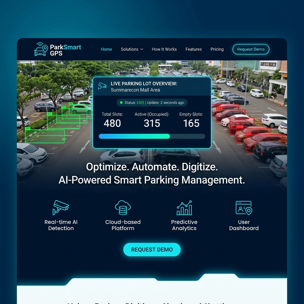 Tampilan ParkSmart GPS AI Parking